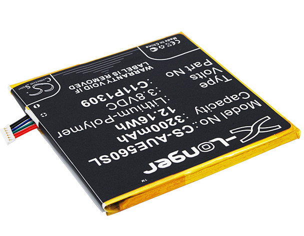 Battery for Asus Fonepad Note 6 FHD6 K00G ME560CG Padfone C11P1309 1ICP/5/69/62