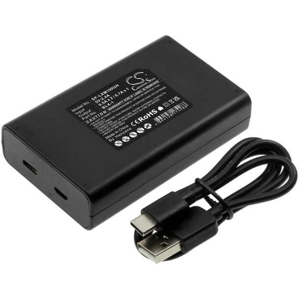 Dual Battery Charger for OLYMPUS OM SYSTEM OM-1 Mirrorless BLX-1 DF-LXM100UH