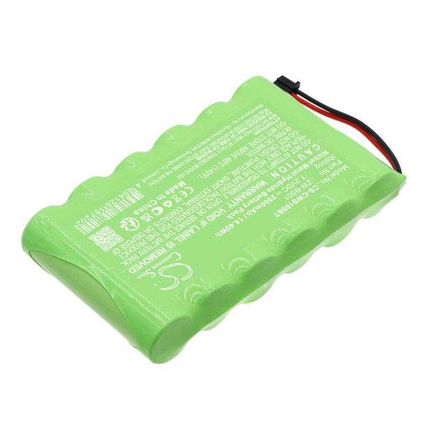 Battery for CaddX ZeroWire Control Panel ZW-6404-NL ZW-BS01 CS-CWS100BT 7.2v