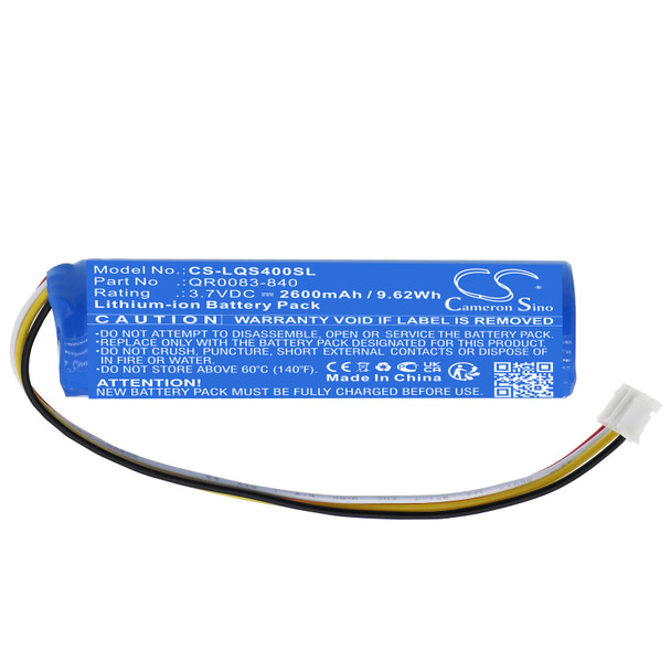 Battery for Qolsys IQ Panel 4 IQP4001 IQP4002 IQP4003 IAN034NA QR0083-840