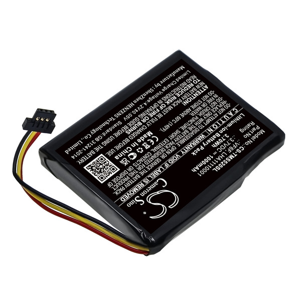 Battery for TomTom LHA11110001 VF6F 4AL51 Start 52 CS-TMS520SL 3.7V Li-ion