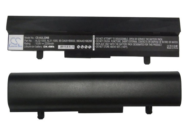 Battery for Asus 70-OA1B1B2100 90-OA001B9000 Eee PC 1101HA 1005HA-P R101 2200mAh