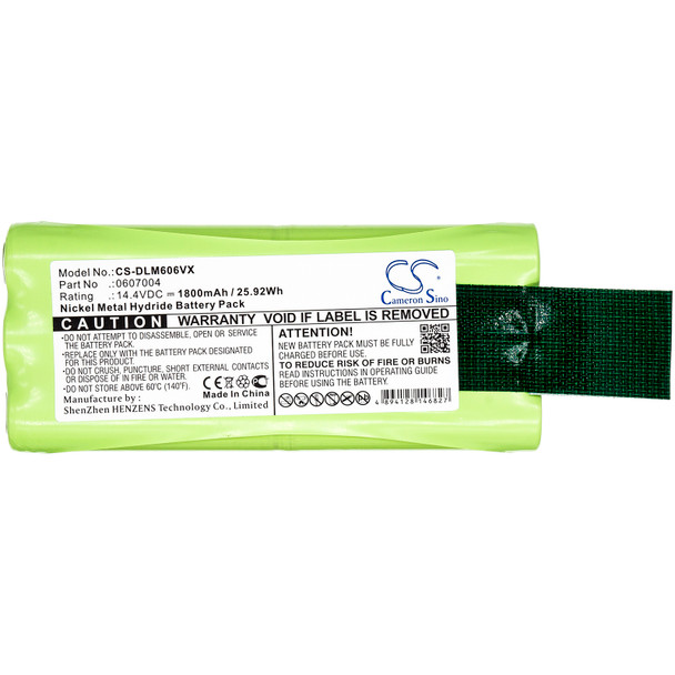 Battery for Dirt Devil 0607004 0612014 Libero M606 M606-1 M606-2 M606-3 M606-4