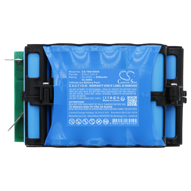 Battery for Tineco S10-2 S10-3 Floor One S10 S10-01 S10-03 CS-TNS100VX 22.2V