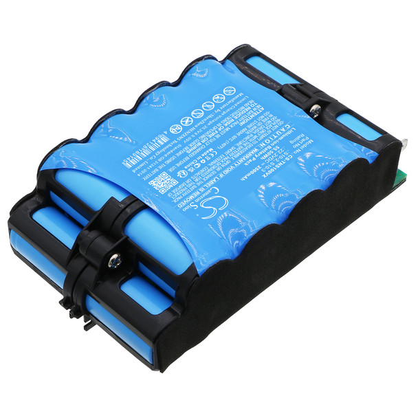 Battery for Tineco S10-2 S10-3 Floor One S10 S10-01 S10-03 CS-TNS100VX 22.2V