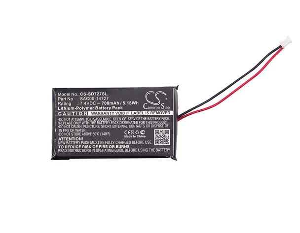 Battery for SportDOG Remote Launcher Receiver SAC00-14727 CS-SD727SL 7.4v
