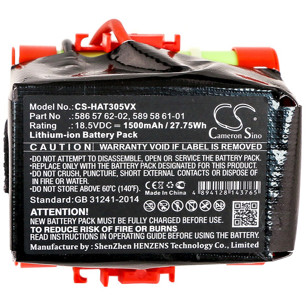 Battery for Gardena 586 57 62-02 589 58 61-01 Husqvarna Automower 105 Rob R1000