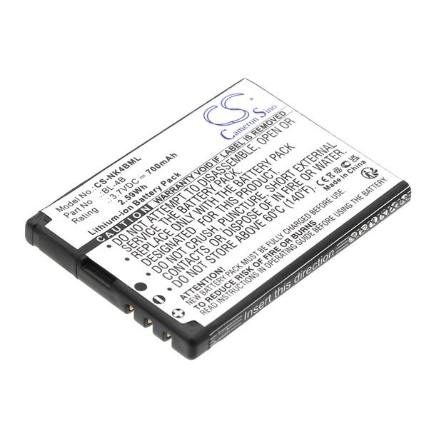 Battery for Nokia BL-4B BL-4BA 1606 2505 2630 2660