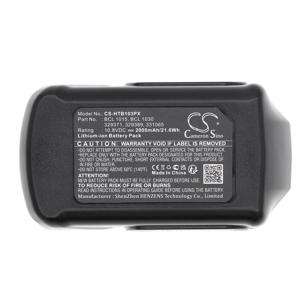 Battery for Hitachi 329369 329370 329371 329389 331065 BCL 1015 1030 1030M 10.8V