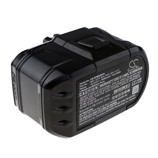 Battery for Ryobi P102 P108 BPL-1815 P104 P103 P193 P194 ONE+ 18 18V 9000mAh