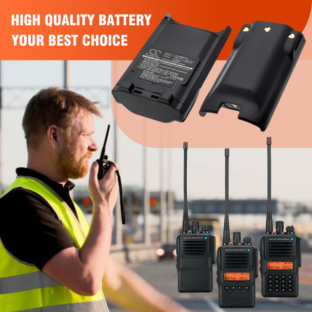 Battery for Vertex Standard FNB-V86 FNB-V86LI FNB-V87LI YAESU VX-600 VX-820 7.4V