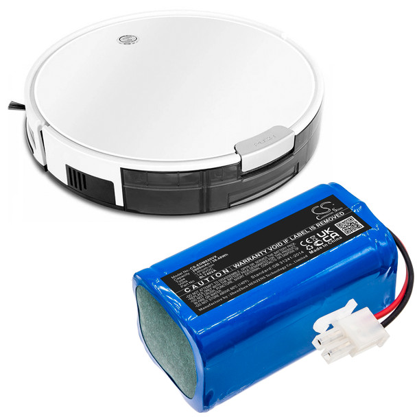 Battery for Ecovacs Deebot 500 M82 TESLA RoboStar T50 10001088 20001088 BL7402A