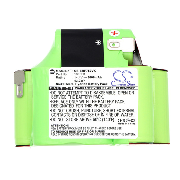 Battery for Shark 1006FK XBP746 Euro Pro EP750 100350 CS-ERF750VX 14.4V Ni-MH