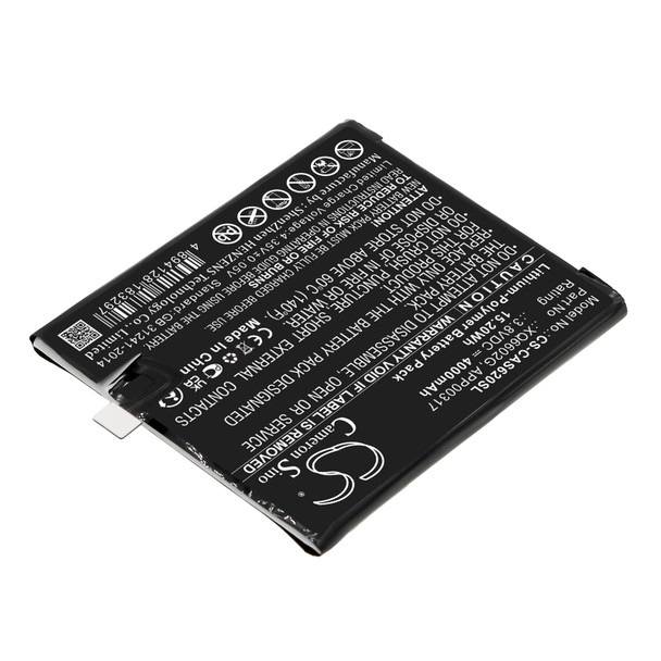 Battery for CAT XQ6602G CATERPILLAR S62 CS-CAS620SL Smartphone 3.8V Li-Polymer