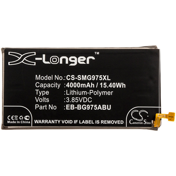 Battery for Samsung EB-BG975ABU Galaxy S10+ S10 Plus SM-G975W SM-G975U SM-G975D