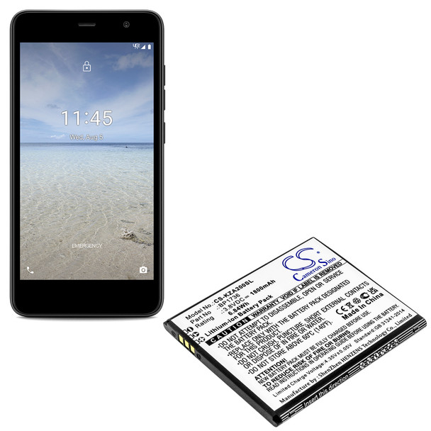 Battery for Kazuna BP1736 eTalk MYFLIX KAZN20 KAZN20PP CS-KZA200SL 3.8V Li-ion