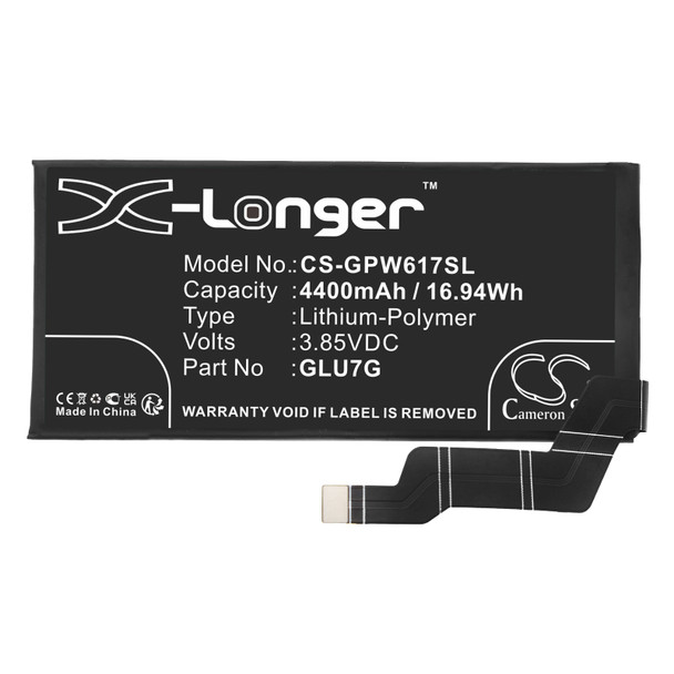 Battery for Google GLU7G Pixel 6a GB17L 5G GB62Z GX7AS G1AZG CS-GPW617SL 3.85V
