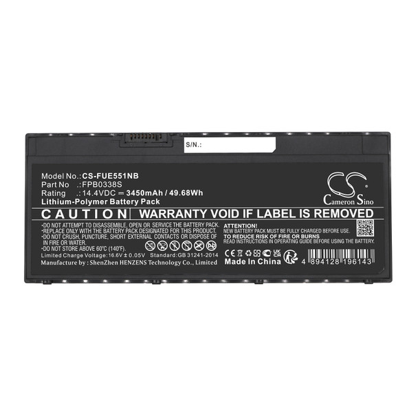 Battery for FPCBP531 FMVNBP247 FPB0338S Fujitsu E448 E458 E548 E558 U747 T937