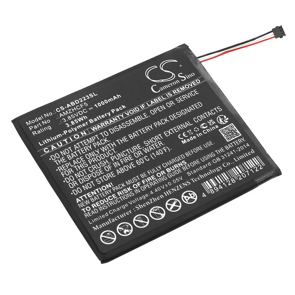 Battery for Amazon AMZHCF5 Kindle 11th 2022 C2V2L3