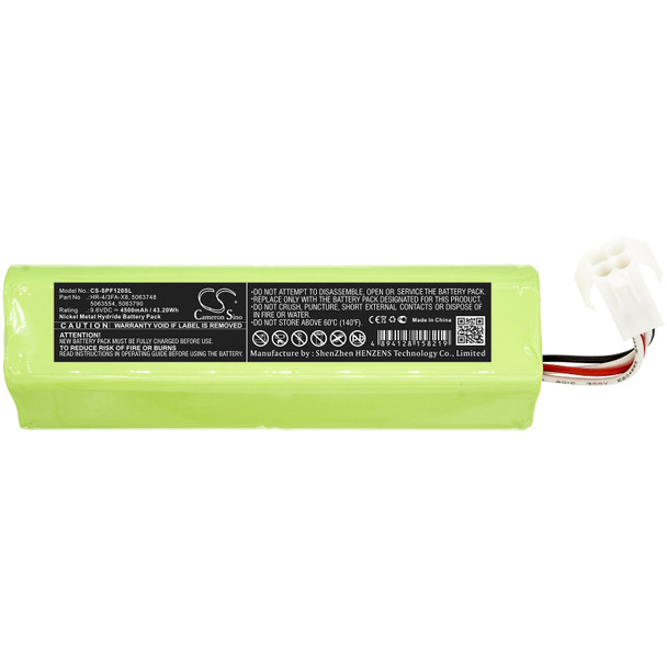 Battery for 3M HR-4/3FA-X8 Scott 5063748 5063554 5063790 Proflow PF-630 PF-619E