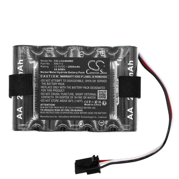 Battery for Laerdal 886113 B11651 LCSU4 Compact Suction Unit CS-LCU400MD Ni-MH
