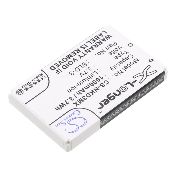 Battery for Nokia BLD-3 6610i 6610 7210 7250i 7250 6560 6225 6200 6220 3300 2100
