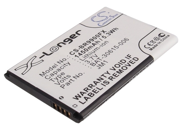 Battery for BlackBerry JM1 BAT-30615-006 J-M1 Bold
