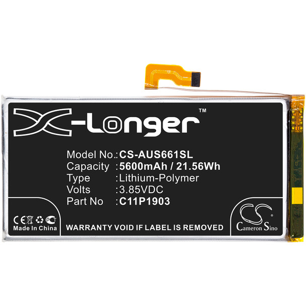 Battery for Asus C11P1903 0B200-03720100 ROG Phone III 3 ZS661KS CS-AUS661SL