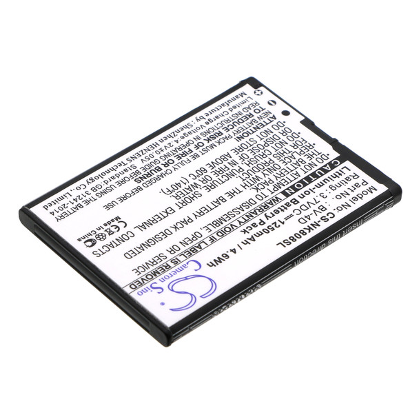 Battery for Nokia BV-4D N9 16G 64G Lankku 808 PureView CS-NK808SL 3.7V Li-ion
