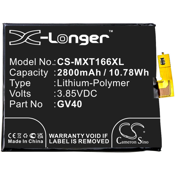 Battery for Motorola GV40 SNN5968A Moto Z Droid Force Mobile TD-LTE XT1650-02