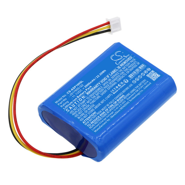 Battery for JS17650-Q2 AR Pasadena AWSBT10
