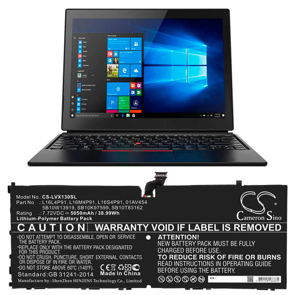 Battery for Lenovo ThinkPad X1 3rd L16L4P91 L16M4P91 L16S4P91 01AV454 5B10W13919