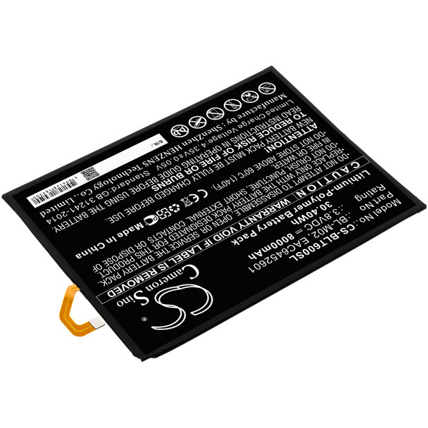 Battery for LG BL-M02 EAC6452601 G Pad 5 LM-T600L LM-T600QS LM-T600VS LM-T600TS