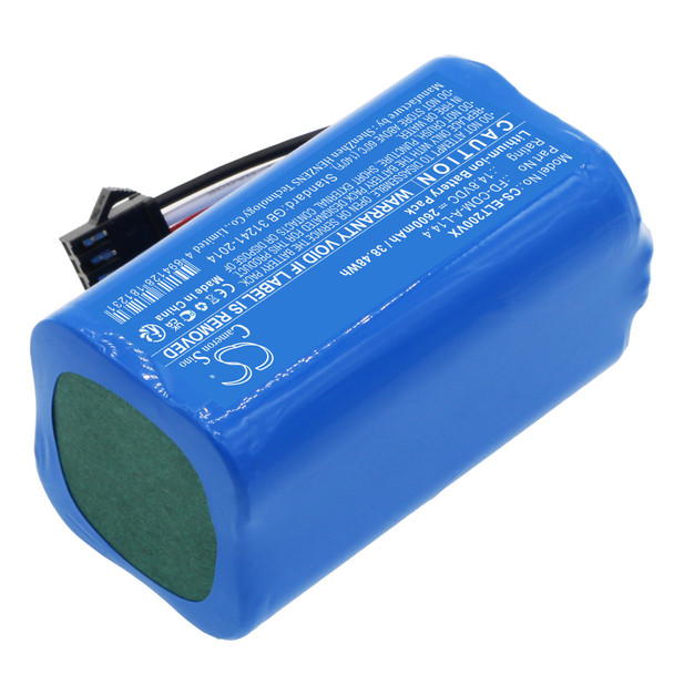 Battery for Dymosen FD-CDM-A-L14.4 Elfbot C1 D1 T2 M160 CS-ELT200VX 14.8V Li-ion