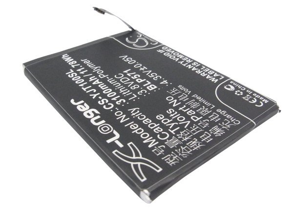 Battery for OnePlus BLP571 One A0001 SmartPhone CS-YJT100SL 3.8V Li-Polymer
