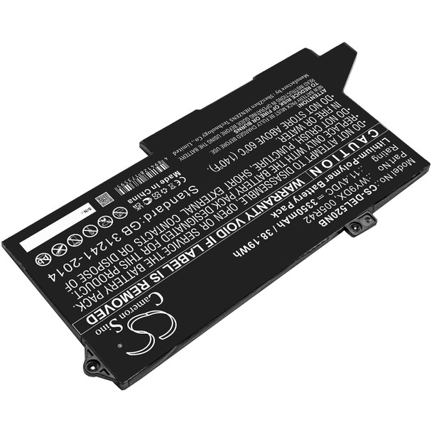 Battery for Dell WY9DX 005R42 Latitude 5420 5520 CS-DEL520NB 11.4V Li-Polymer