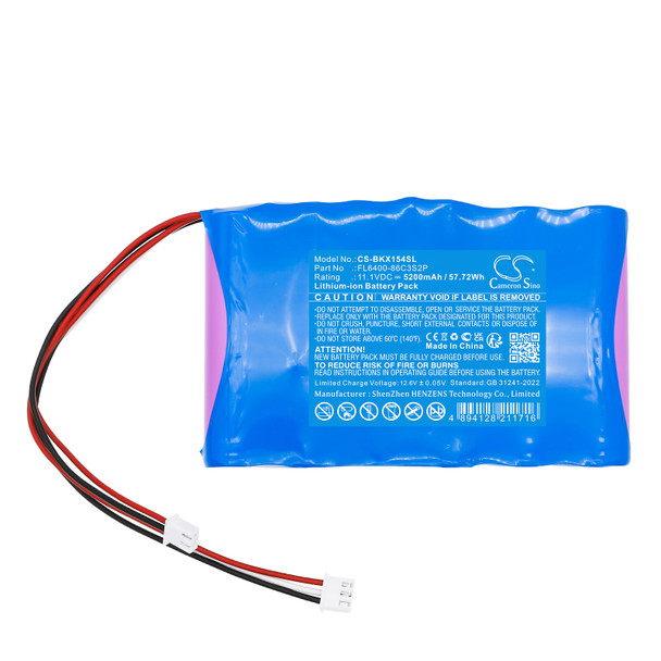 Battery for Brookstone FL6400-86C3S2P 154544 Big Blue Party X CS-BKX154SL 11.1V