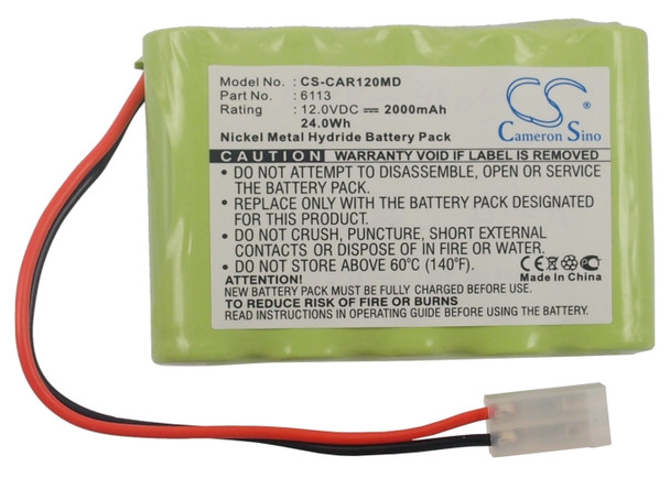 Battery for Cardiette Cardioline AR1200 CardioRapid K360 110176 120176 6113