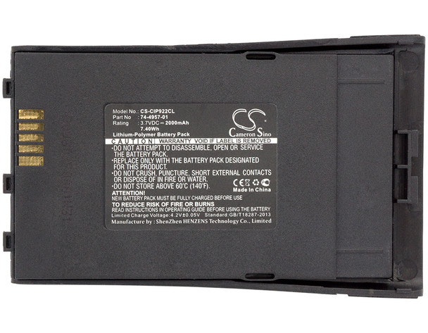 Battery for Cisco 7921G 74-4958-01 CS-CIP922CL 74495701 CP-7921 CP-7921G 2000mAh