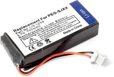 Batterie 1350mAh Li-Polymer Pour Sony Clie PEG-J25 / PEG-TJ35 - Remplace La PL-383450, Tension 3.7V, Couleur Noire