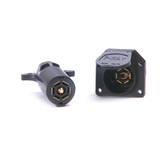 GRO 82-1056, Trailer Plug, 7 Pole, 12/24/30 Ampere Recreational Vehicle Socket
