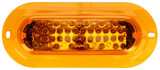 TL 60124Y, Super 60, Led, Strobe, 36 Diode, Oval Yellow, Black Flange, Class Ii, Metalized, 12v, Kit