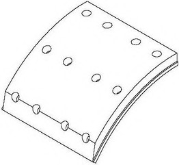 SIS/546-360-3113 - Brake Lining Set 210