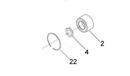 HOR/995550 - Kit-Repair.Hub Bearings Only