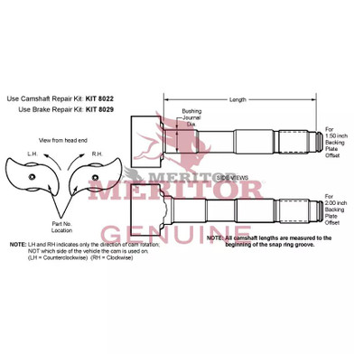 TDA 2210L6746, Camshaft-Brake