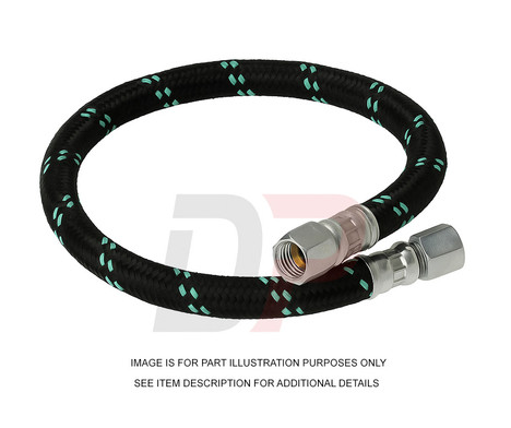 A12-23236-132, Hose Assembly - Wire Braid, #10, Hitemp