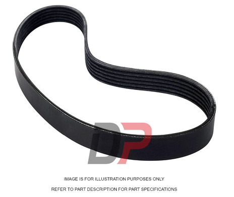 ABP N01-6K445, Multi V-Belt - Epdm, 6 Rib X 44.5 Long