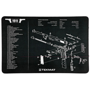 Tekmat Pistol Mat 1911 Blk Tekmat Pistol Mat 1911 Blk