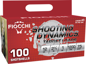 Fiocchi Shooting Dynamics 12Gauge 2.75" 1oz 7.5Shot