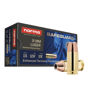 NORMA 9MM 115GR SAFEGUARD 50/20